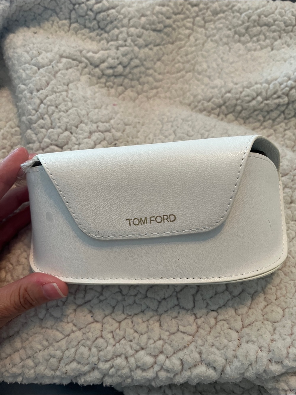 Tom Ford Cream Box with Gold Logo sunglasses